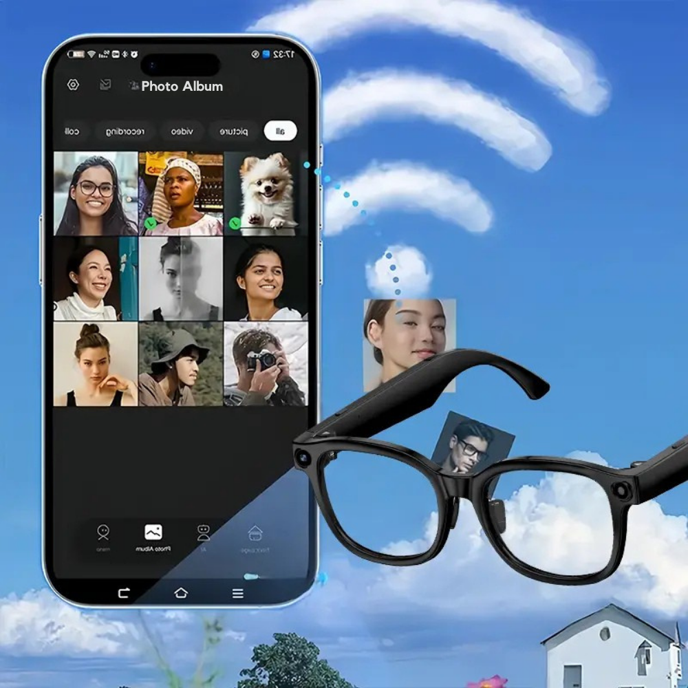 TryRater AI Smart Camera Glasses