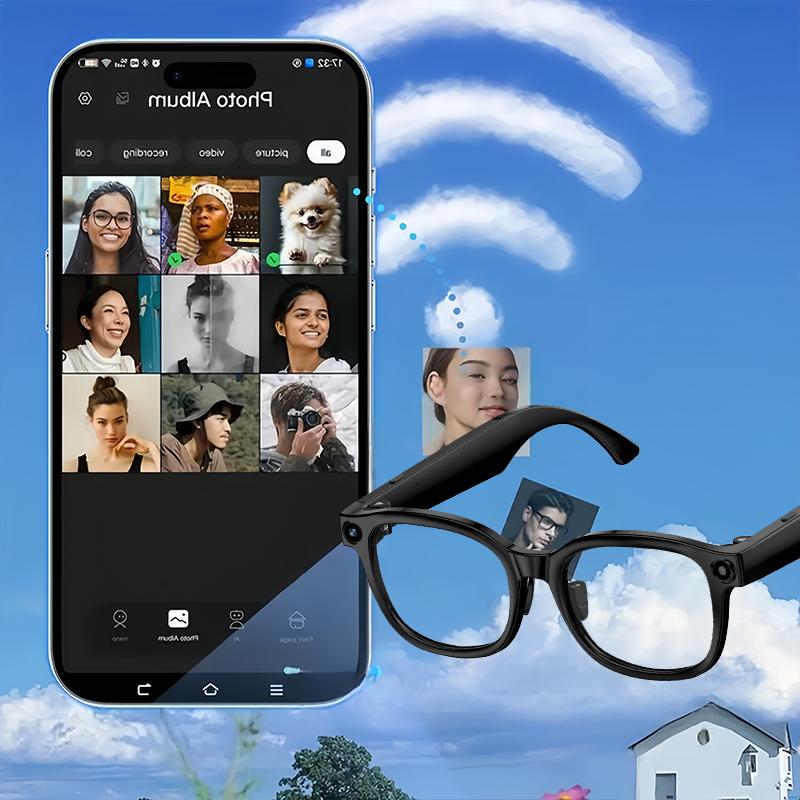 TryRater AI Smart Camera Glasses