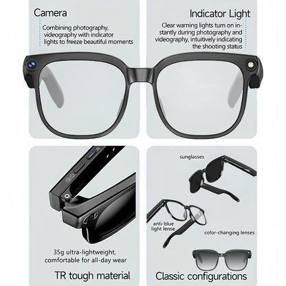 TryRater AI Smart Camera Glasses