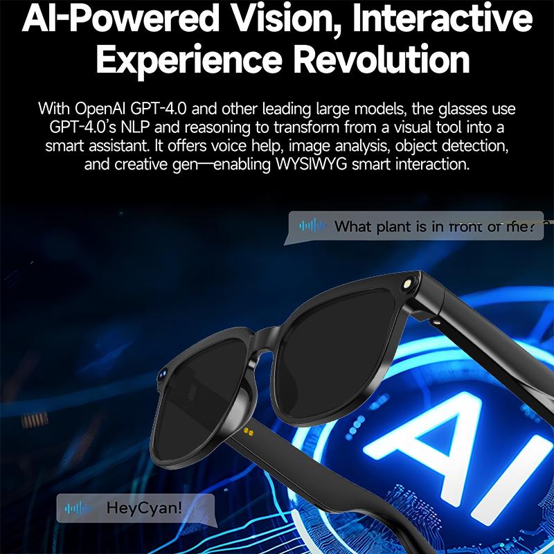 TryRater AI Smart Camera Glasses